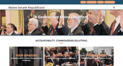 Desktop Screenshot of mainesenategop.com